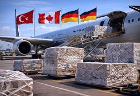 مقایسه هزینه فریت بار هوایی از ایران به ترکیه، کانادا و آلمان