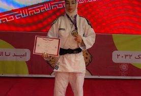اولین مدال تاریخ جودوی بانوان خوزستان در رقابت‌های ملی