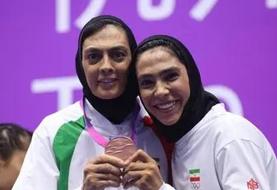 خواهران منصوریان نقره داغ شدند