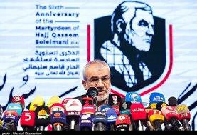 کدخدایی: ایران دفاع از لبنان و  فلسطین را یک اصل قطعی می‌داند/ مراسم بزرگداشت شهید سلیمانی در ...