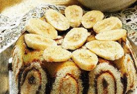 دسر شارلوت سلطنتی برای شب یلدا | دسر یخچالی لاکچری با طعم موز و گردو