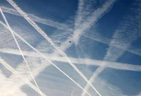 خطوط مرموز در آسمان تهران / رد موشک یا هواپیما؟