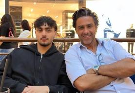 عکس | گشت‌وگذار فرهاد مجیدی و پسرش در امارات