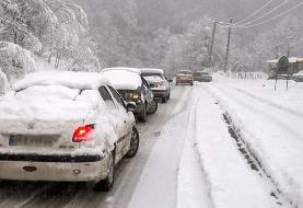 جاده‌های کشور در محاصره برف، باران و مه