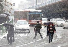 پیش‌بینی وضعیت هوا طی پنج روز آینده/ برف و باران در این استان‌ها