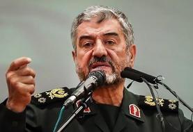 سرلشکر جعفری: موشک‌های اصابت‌کرده به رژیم غاصب جایگزین شده