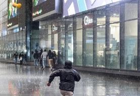بارش باران در تهران از دوشنبه
