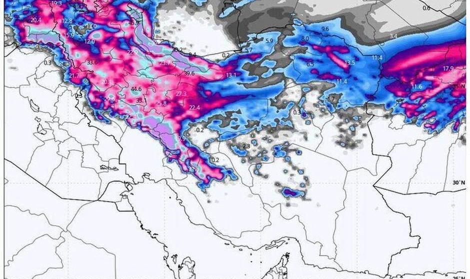 آغاز بارش‌های سنگین تا ساعاتی دیگر