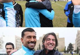 عکس | آشتی‌کنان رضاییان و ساپینتو در تمرین استقلال