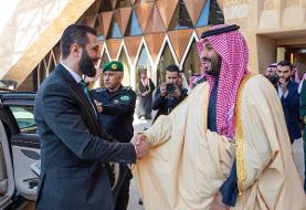 دیدار ابومحمد الجولانی با بن سلمان در ریاض (فیلم)