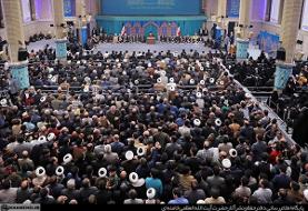 رهبری : ملّت ایران جرات دارد که بگوید مرگ بر آمریکا