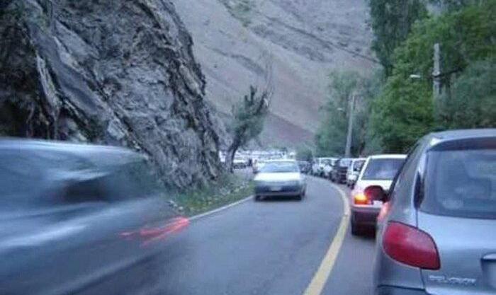 جاده چالوس از ساعت ۱۰ صبح دوطرفه می‌شود