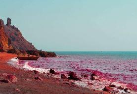 آمار عجیب برداشت خاک سرخ از جزیره هرمز فقط در ۳ سال