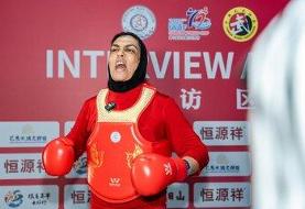 قهرمانی شهربانو منصوریان در جام جهانی ووشو فقط با یک مسابقه