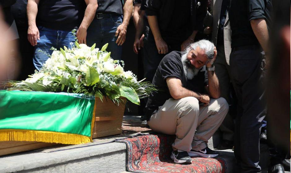 تصاویر: مراسم تشییع پیکر حمیدرضا درجاتی