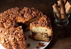 طرز تهیه کیک سینامون برای یک عصرانه خوشمزه (فیلم)