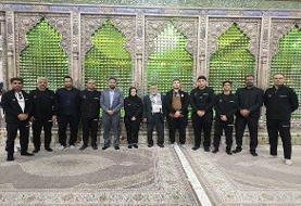 مراسم بدرقه تیم ملی تراپ برای کاپ آسیایی برگزار شد