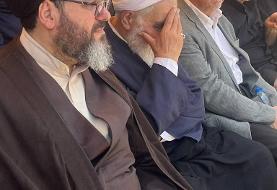 تصاویری از مراسم تشییع برادر ناطق نوری/ علی خمینی و عباس آخوندی هم بودند