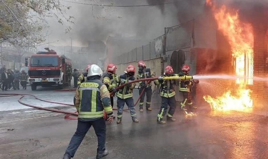 آتش‌سوزی مرگبار ساختمان ۵ طبقه در تهران