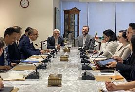 رایزنی غریب‌آبادی با سفرای چین و روسیه در سازمان ملل