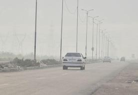 آلودگی هوا در خوزستان / آژیر بنفش در ملاثانی