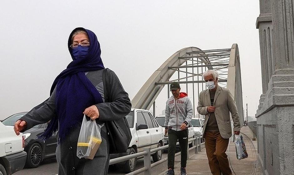 آلودگی هوای اهواز در وضعیت «بنفش» /۵ شهر در وضعیت «قرمز»