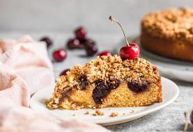 طرز تهیه کیک کرامبل گیلاس