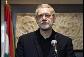 لاریجانی: ما از حماس که مقاومت سنی است و حزب‌الله که مقاومت شیعه است دفاع می‌کنیم یعنی موضع ما ...
