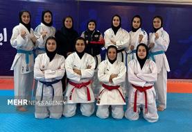 دختران کاراته ناشنوا در نهمین اردوی آماده سازی برای المپیک  