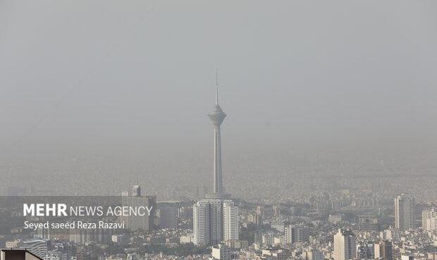 هوای تهران در وضعیت نارنجی و ناسالم است