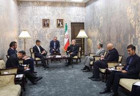 تصاویر/ دیدار «علی لاریجانی» و مشاور امنیت ملی سوئیس