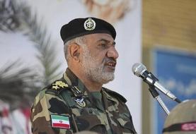 فرمانده ارشد ارتش: نیروی زمینی ارتش در مرز‌ها مستقر هستند