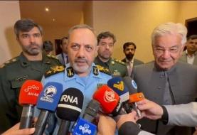 وزیر دفاع: اتفاقات خوبی در توسعه روابط دفاعی با پاکستان رخ خواهد داد