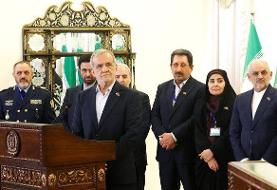 پزشکیان: از حمایت پاکستان در مقابل تجاوزات رژیم صهیونیستی تشکر می‌کنم