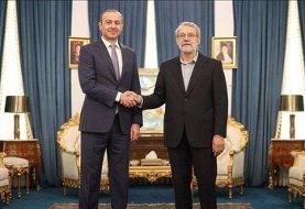 لاریجانی: ایران از قوی بودن کشورهای منطقه در جهت پایداری امنیتی حمایت می‌کند