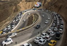 ترافیک سنگین در محورهای کندوان و هراز