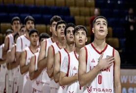 تیم بسکتبال نوجوانان ایران از صعود به نیمه نهایی کاپ آسیا بازماند