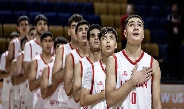 تیم بسکتبال نوجوانان ایران از صعود به نیمه نهایی کاپ آسیا بازماند