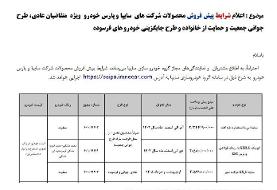 پیش‌فروش سایپا؛ ارزان‌ترین سواری‌های بازار در سبد عرضه