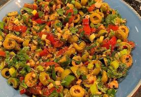 طرز تهیه سالاد زیتون؛ یک پیش‌غذای خوشمزه و متفاوت