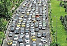 ترافیک ۲۹ کیلومتری در این آزاد راه / تردد در سایر محورها روان است