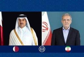 پزشکیان در گفت و گوی تلفنی با امیر قطر چه گفت؟/ صفتی که امیر قطر برای نتانیاهو به کار برد!