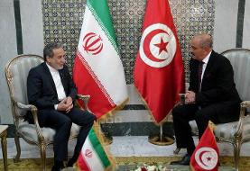 ابراز نگرانی وزیران امور خارجه ایران و تونس از جنگ‌افروزی رژیم صهیونی