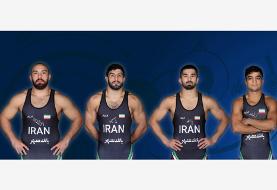 فینالیست‌های ۴ وزن نخست کشتی آزاد قهرمانی جهان مشخص شدند + نتایج نیمه‌نهایی