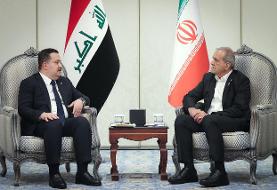 تصویری از دیدار پزشکیان با السودانی در قطر/ موضوع گفت و گو با نخست وزیر عراق چه بود؟