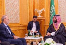 لاریجانی با ولیعهد عربستان دیدار کرد