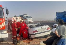 تصادف مرگبار در محور طبس به یزد؛ ۵ عضو یک خانواده جان باختند