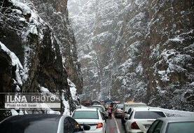 ترافیک سنگین در ۵ محور اصلی/ ۶ جاده مسدود است