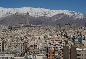 غلبه ناپایداری جوی بر آلودگی هوا | تهران، قابل قبول شد؛ خوزستان همچنان آلوده