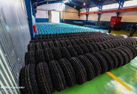 کشف بیش از یک هزار حلقه لاستیک خارجی قاچاق